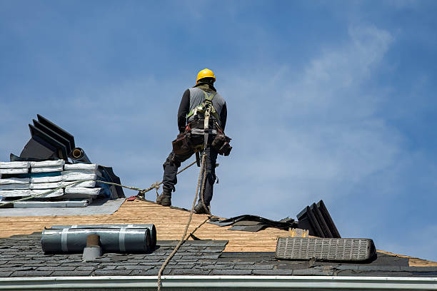 Professional Roof Replacement technician working in Tranquility, NJ